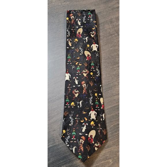 Vtg 90's Looney Tunes Mania Ties Lot of 4 Bugs Tweety Sylvester Elmer Fudd Taz - Picture 6 of 14